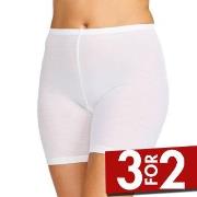 Damella Wool Shorts Benhvit merinoull Small Dame