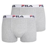 FILA 2P Urban Boxers Grå bomull Medium Herre