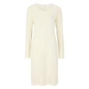 Damella Wool Long Sleeved Nightdress Benhvit merinoull Medium Dame