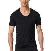 Schiesser Premium Modal V-neck Shirt Svart XX-Large Herre