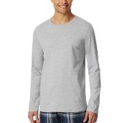 Schiesser Mix and Relax Long Sleeve Grå bomull Small Herre