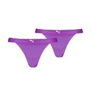 Puma Truser 2P Tanga String Lilla polyamid Small Dame