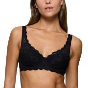 Triumph BH Amourette Wired Bra With Lace Svart E 80 Dame