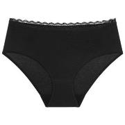 Triumph Truser Feel Of Cotton Midi Brief Svart bomull 36 Dame