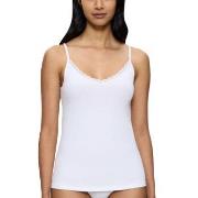 Triumph Feel Of Cotton Spaghetti Top Hvit bomull 36 Dame