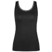 Triumph Feel Of Cotton Tank Top Svart bomull 44 Dame