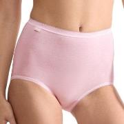 Sloggi Truser 4P Basic Plus Maxi Panty Rosa/Blå bomull 50 Dame