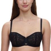 Chantelle BH Origins Lace Unlined Demi Bra Svart nylon G 75 Dame
