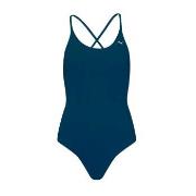 Puma V-Neck Padded Swimsuit Marine X-Large Dame
