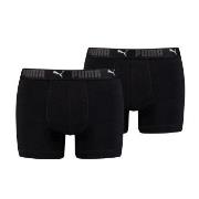 Puma 2P Sport Cotton Boxers Svart bomull Large Herre