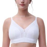 Chantelle BH EasyFeel Wirefree Support Bra Hvit nylon C 85 Dame