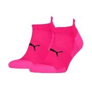 Puma Strømper 2P Sport Cushioned Sneaker Socks Rosa Str 35/38