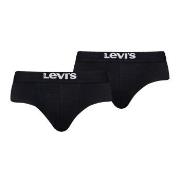 Levis 2P Base Brief Svart bomull Small Herre