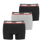 Levis 3P Logo Boxer Brief Svart/Grå bomull X-Large Herre