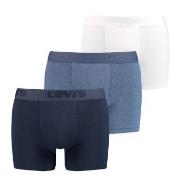 Levis 3P Premium Boxer Hvit/Marine bomull Medium Herre