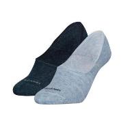 Calvin Klein Strømper 2P Women Mid Cut Footie Socks Marine/Blå Str 39/...