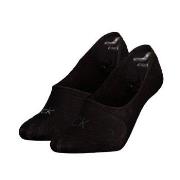 Calvin Klein Strømper 2P Shiny Logo Mid Cut Footie Socks Svart Str 35/...