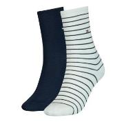 Tommy Hilfiger Strømper 2P Classic Small Stripe Socks Mixed Str 39/42 ...