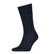 Tommy Hilfiger Strømper Premium Rib Crew Socks Mørkblå Str 43/44 Herre