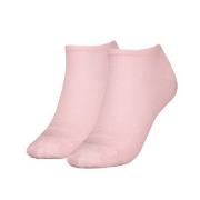 Tommy Hilfiger Strømper 2P Women Sneaker Sock Lysrosa Str 35/38 Dame