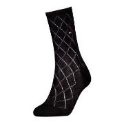 Tommy Hlfiger Women Premium Argyle Socks Strømper Svart Str 39/42 Dame