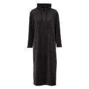 Damella Velour Cosy Dress Svart X-Large Dame