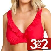 Damella Jamie Underwire Bikini Bra Rød F/G 40 Dame