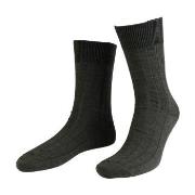 Amanda Christensen Strømper 3P Grade Wide Rib Ankle Socks Oliven Str 3...