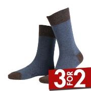 Amanda Christensen Strømper True Contrast Ankle Sock Mørkblå Str 39/42