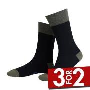 Amanda Christensen Strømper True Contrast Ankle Sock Svart/Grå Str 47/...