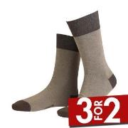 Amanda Christensen Strømper True Contrast Ankle Sock Lysbrun  Str 43/4...