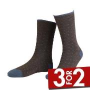 Amanda Christensen Strømper True Dot Ankle Sock Brun Str 39/42