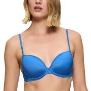 Triumph Midnight Swim Push-Up Bikini Top Blå B 44 Dame