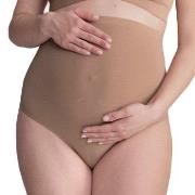 Anita Seamless Maternity Briefs Lysbrun  polyamid Large Dame