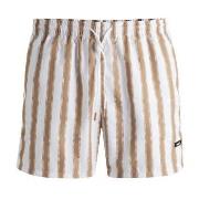 BOSS Badebukser Piranha Swim Shorts Stripet polyester Large Herre