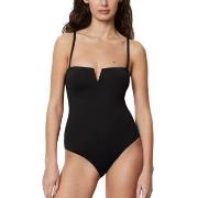 Marc O Polo Bandeau Swimsuit Svart Small Dame