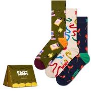 Happy socks Strømper 3P Happy Camper Socks Gift Set Mixed bomull Str 4...