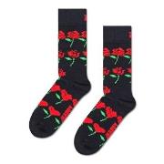 Happy socks Strømper Rose Hearts Sock Svart Str 41/46