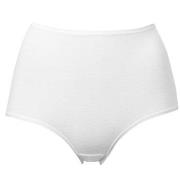 Trofe Cotton Midi With Elastan Truser Hvit bomull Small Dame