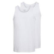 Claudio 2P Cotton Tanktop Hvit bomull XX-Large Herre