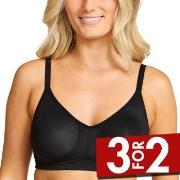 Damella BH Carla Soft Bra Svart polyester F 85 Dame