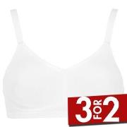 Damella BH Carla Soft Bra Hvit polyester B 70 Dame