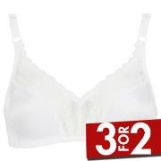 Damella BH Vera Soft Bra Hvit polyester D 100 Dame