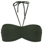 Damella Olivia Padded Bikini Bra Mørkgrørnn  38 Dame