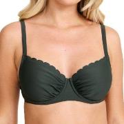Damella Grace Wavy Bikini Bra Mørkgrørnn  B/C 48 Dame