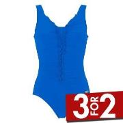 Damella Jennifer Padded Swimsuit Blå 36 Dame