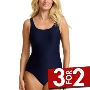 Damella Alice Textured Swimsuit Marine nylon 38 Dame