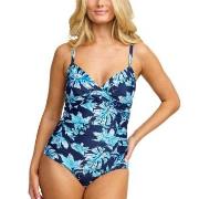 Damella Tara Swimsuit Pattern Blå Mønster 36 Dame