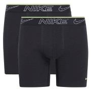 Nike 2P Elite Cotton Stretch Boxer Brief Svart X-Large Herre