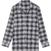 Calvin Klein Flannel Sleep LS Button Down Pyjama Rutet bomull Medium H...